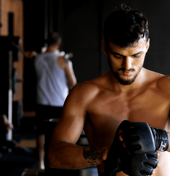 Photo d'entraînement de cardio au pushingball avec un coaching personnalisé avec 3X15.